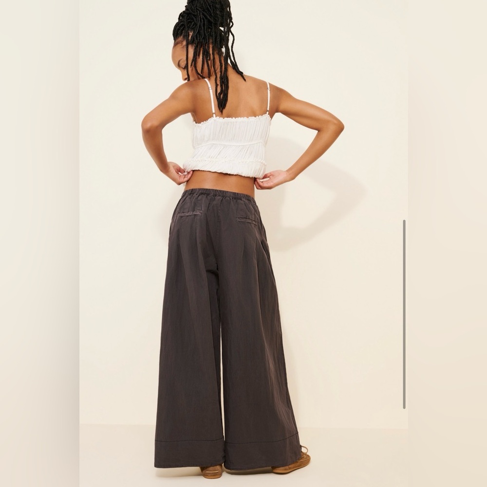 Free People - Paige Pleated Pull-On Trousers (XS)